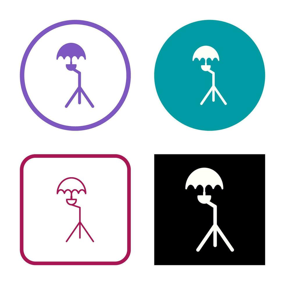 Unique Umbrella Stand Vector Icon