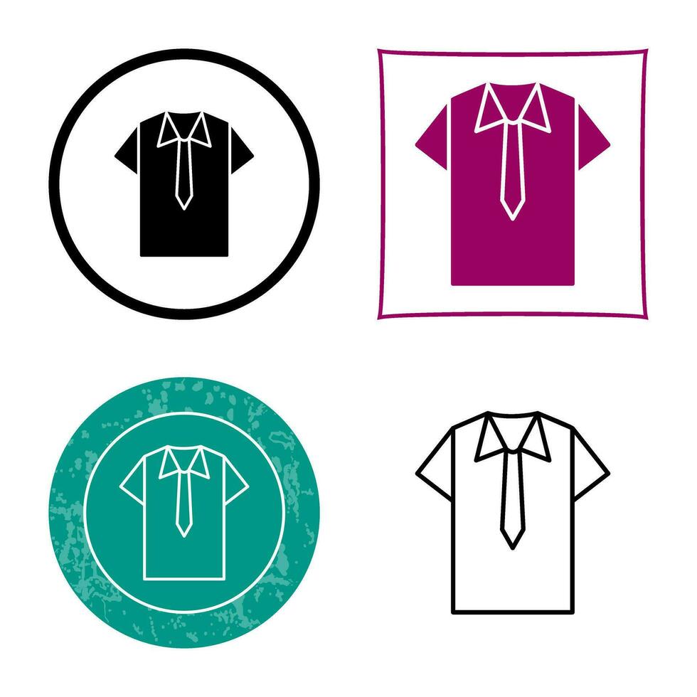 Shirt and Tie Vector Icon