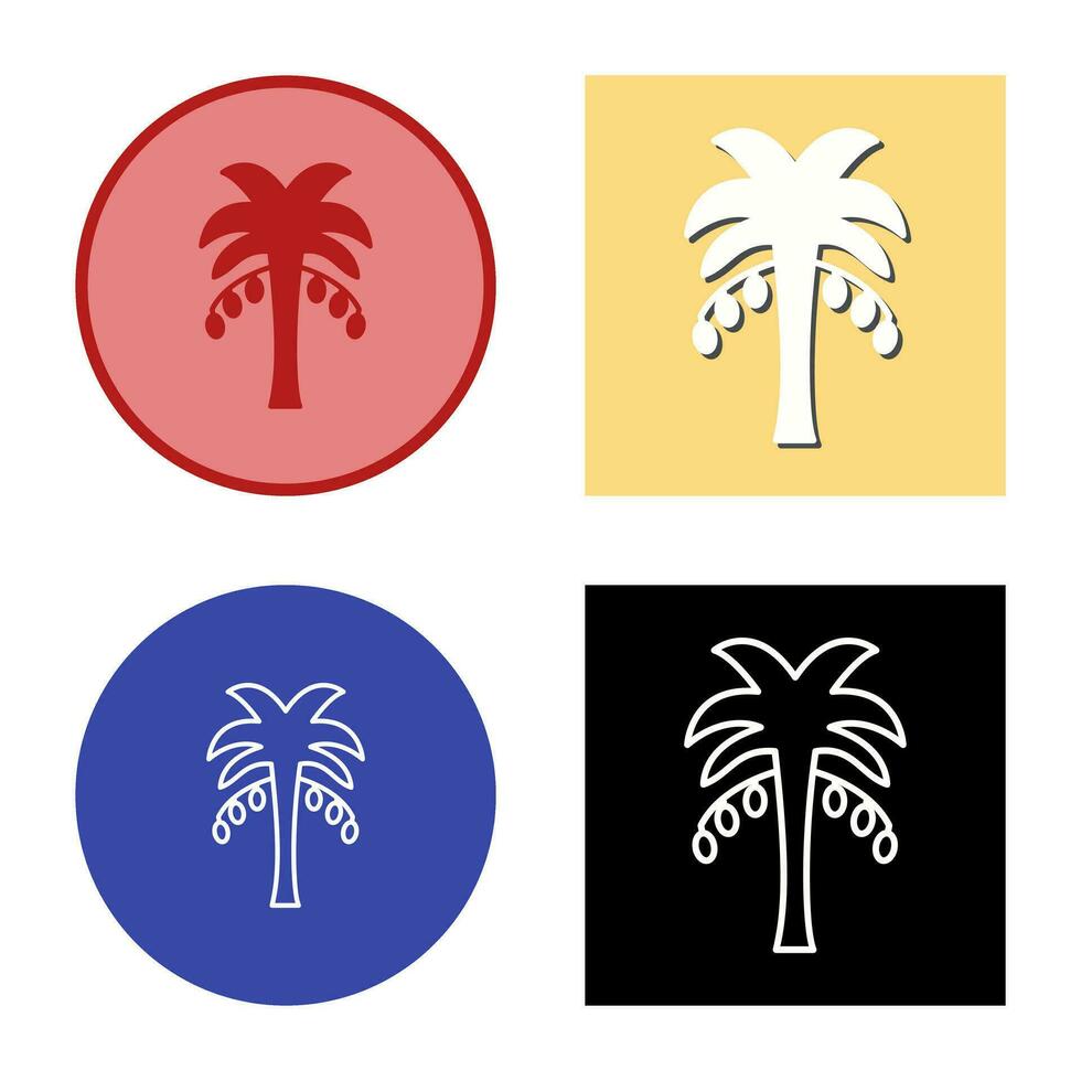 Coconut trees Vector Icon