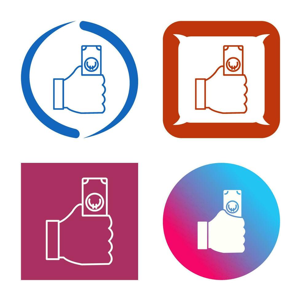 Unique Cash Vector Icon