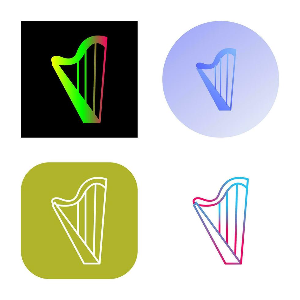 Harp Vector Icon
