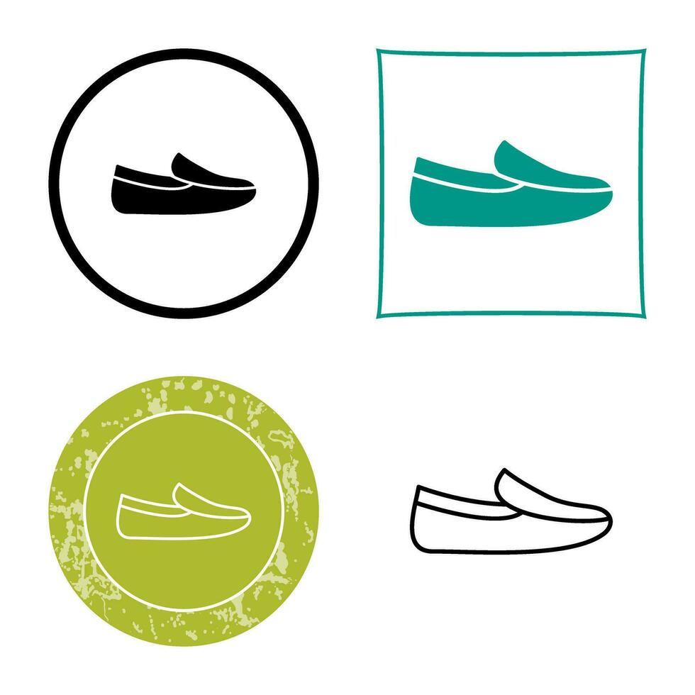 Men's Loafers Vector Icon