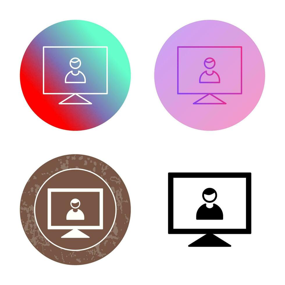 Male Visitor Vector Icon