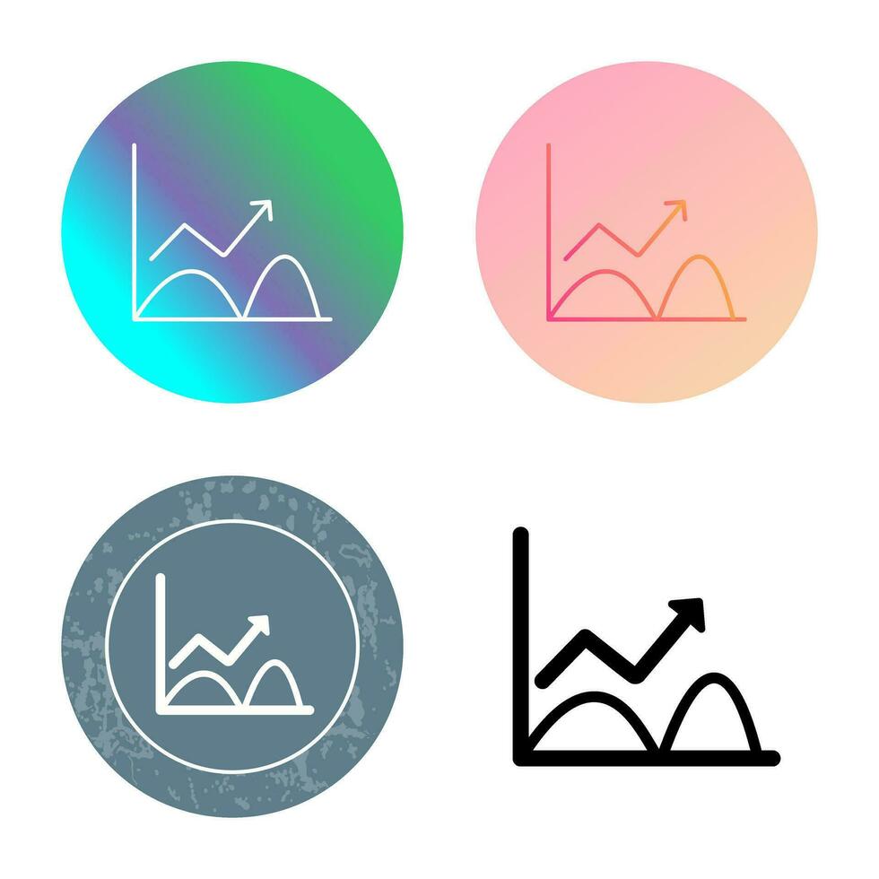 Trend in Graph Vector Icon