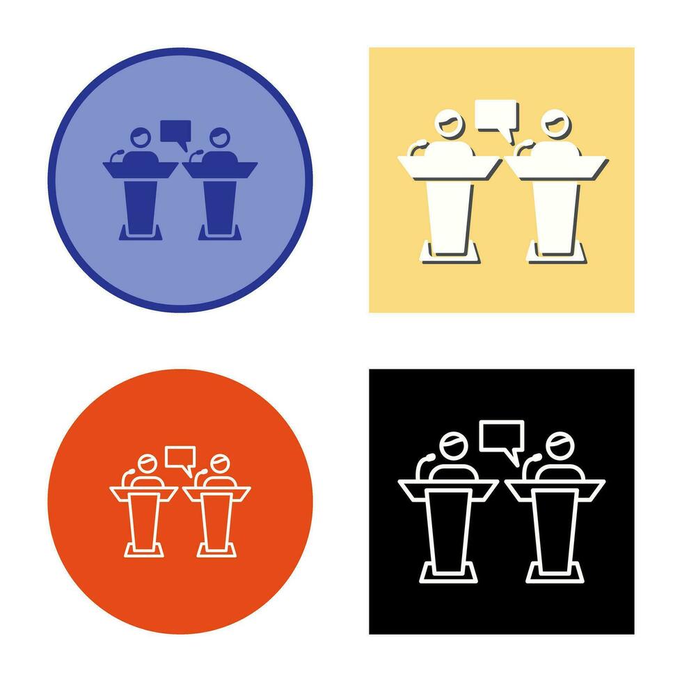 Debate Vector Icon