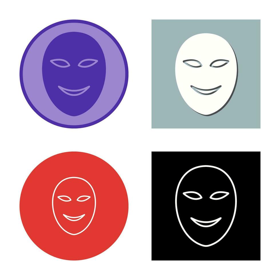 Ancient Face Mask Vector Icon