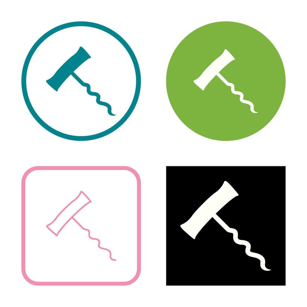 Unique Corkscrew Vector Icon