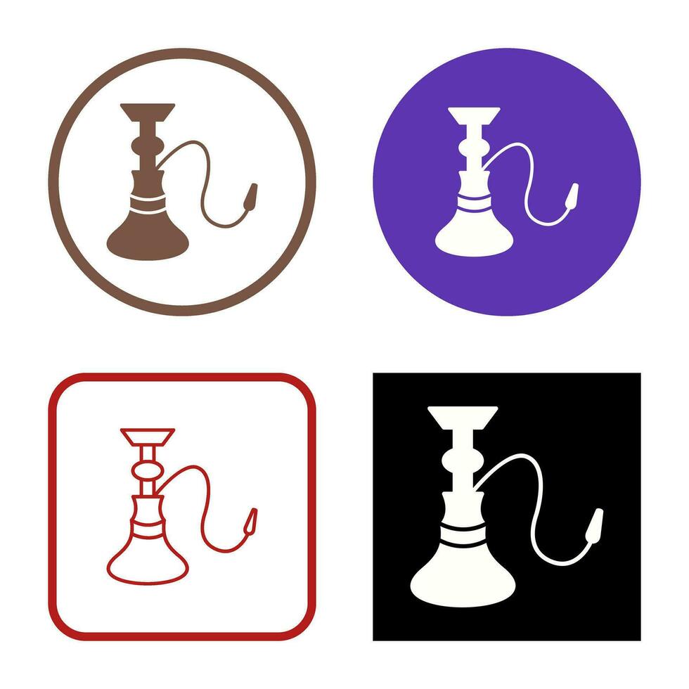 Unique Hookah Vector Icon