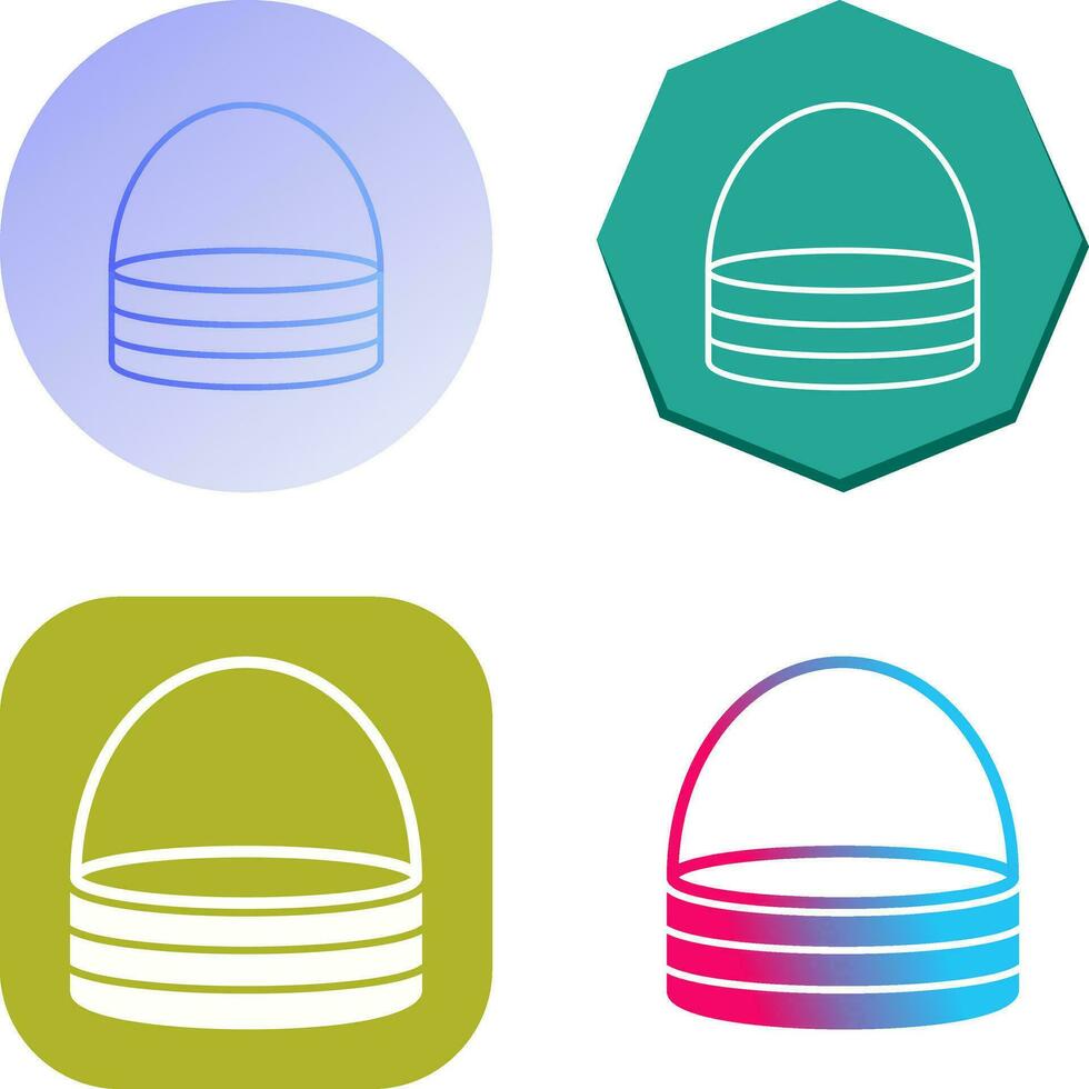 Unique Basket Vector Icon