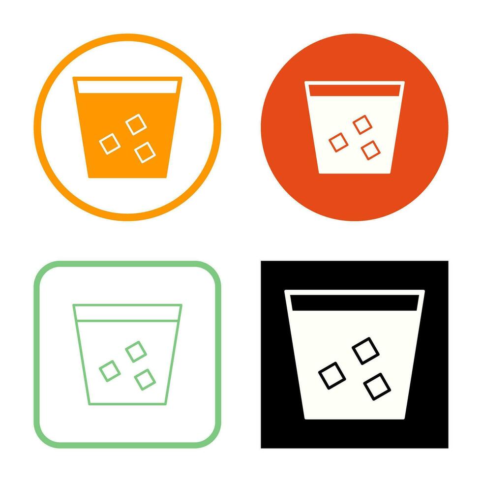 Unique Double Shot Vector Icon