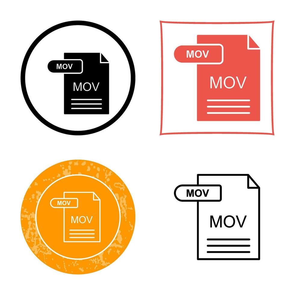 MOV Vector Icon