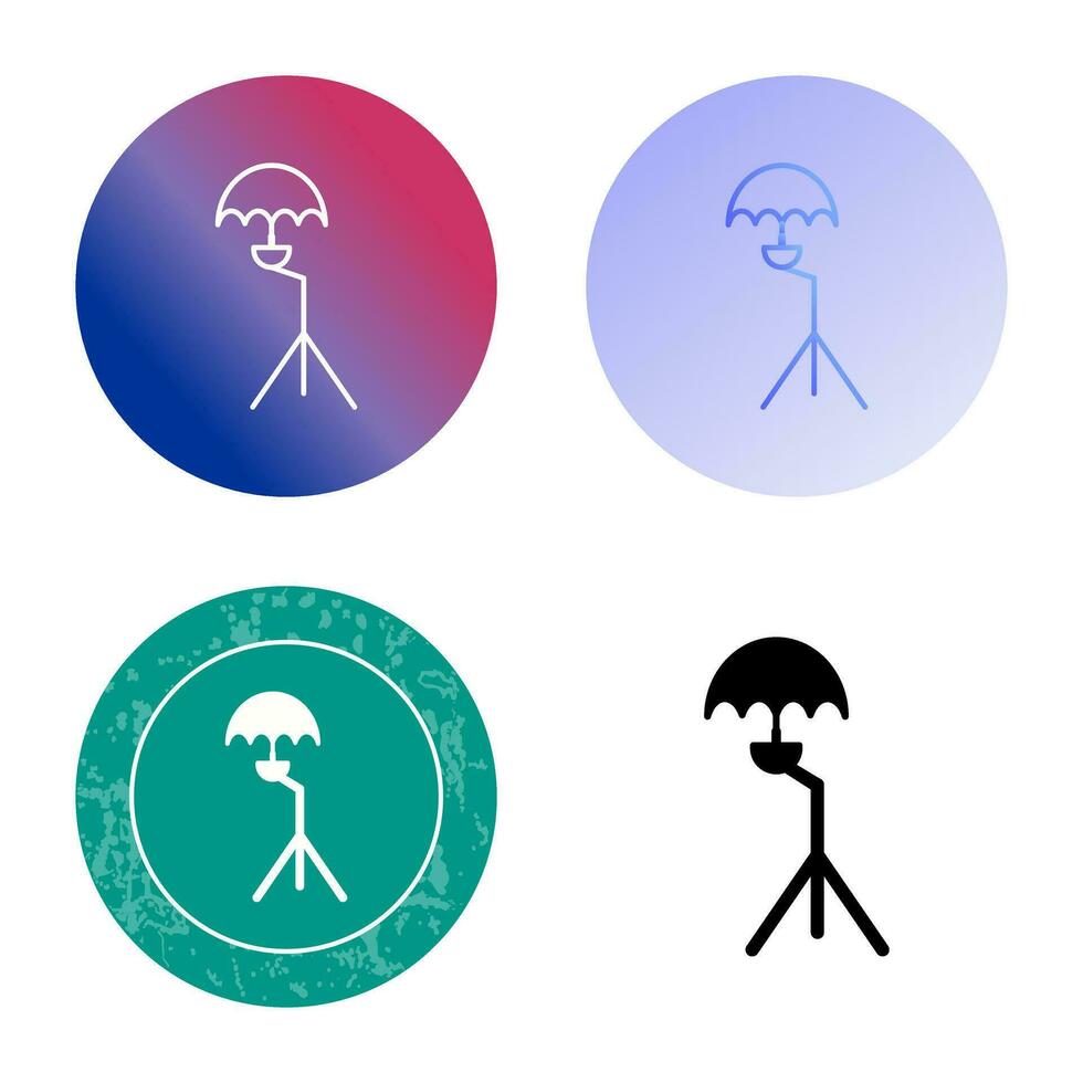 Unique Umbrella Stand Vector Icon