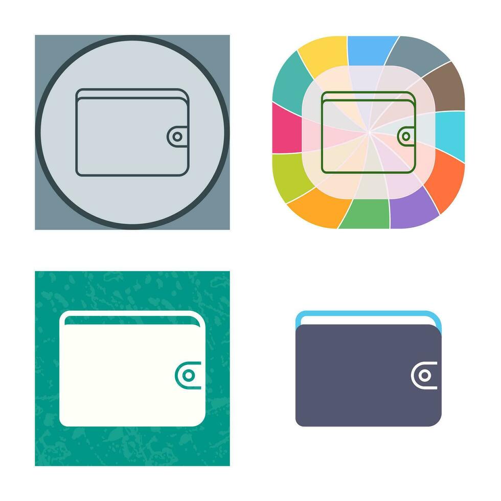 Unique Wallet Vector Icon