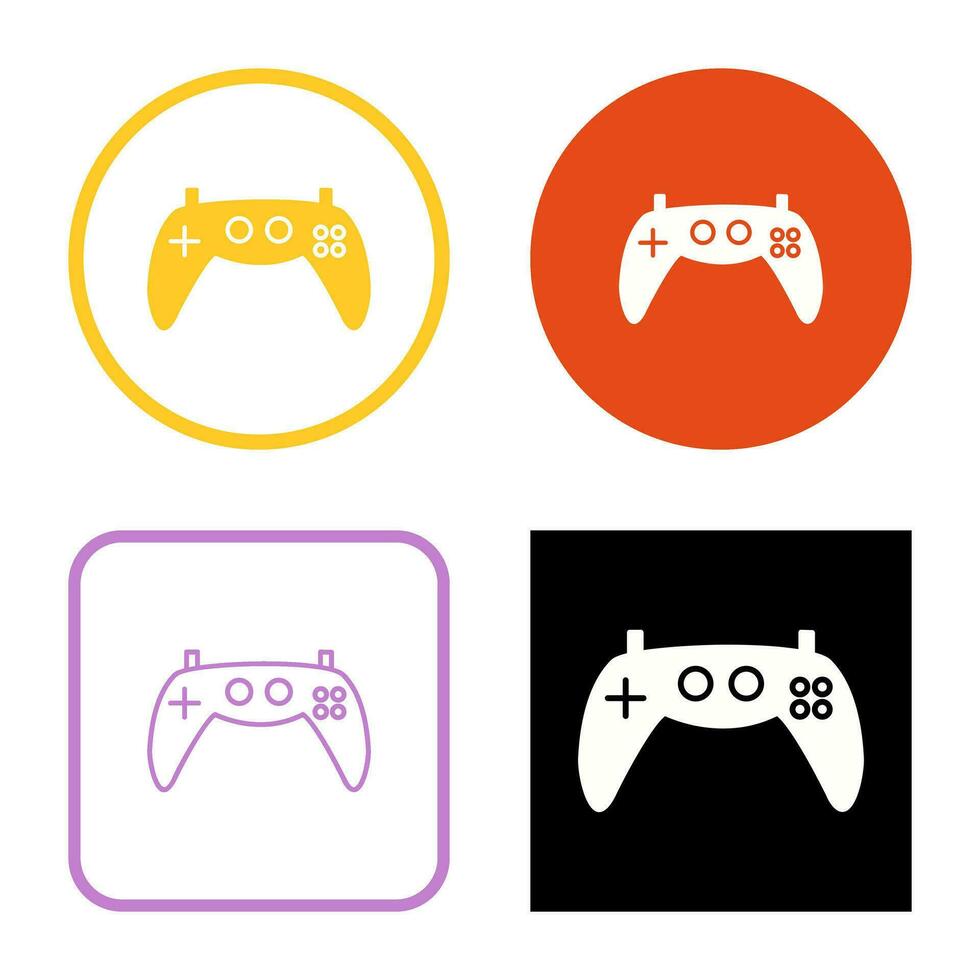 icono de vector de consola de juegos único