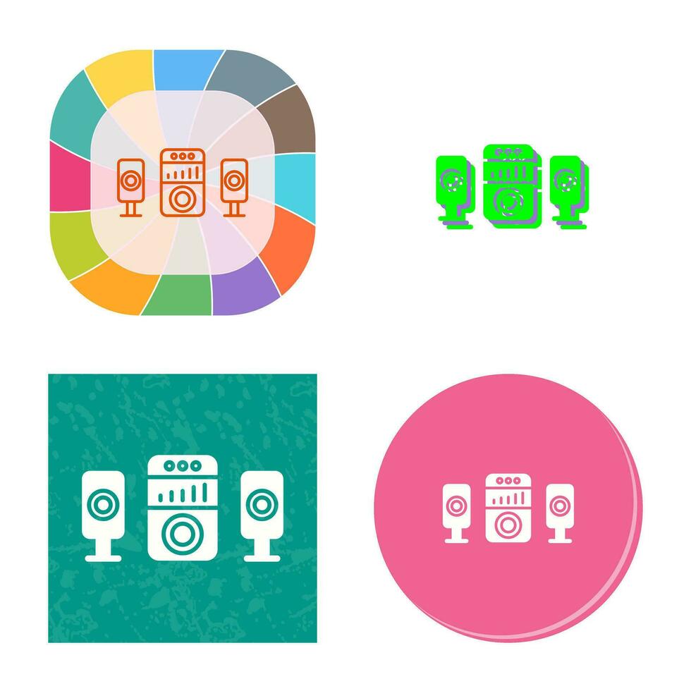 Sound System Vector Icon