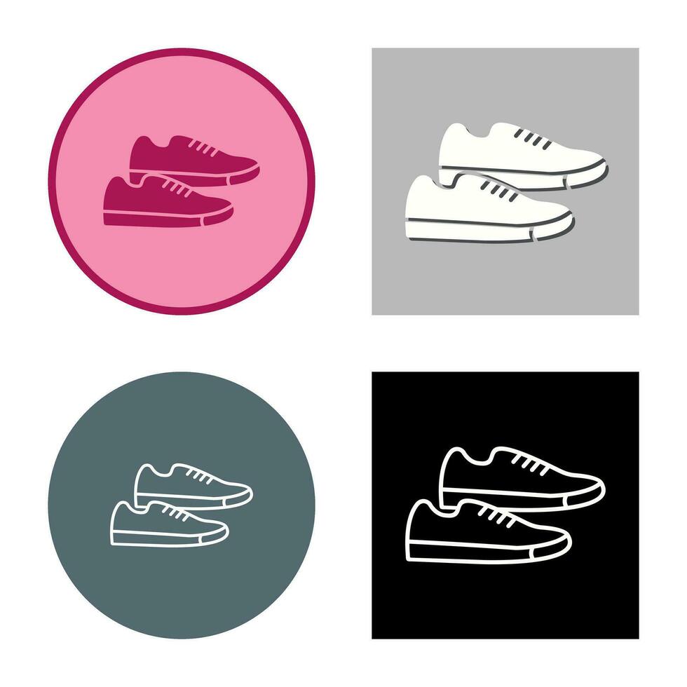 icono de vector de zapatillas