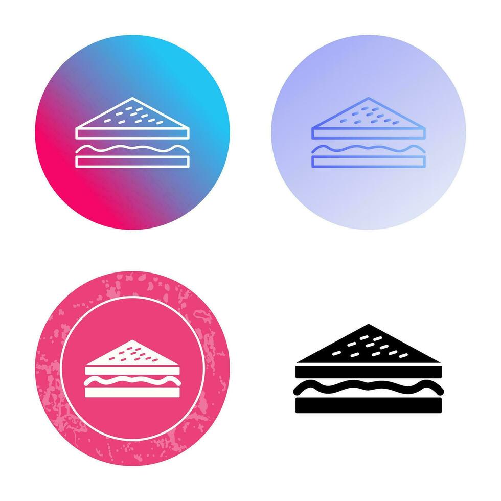 Unique Sandwich Vector Icon