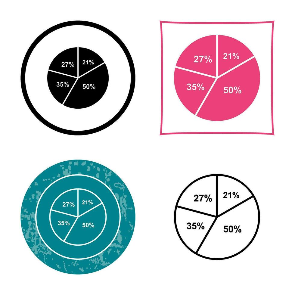 Pie Chart Vector Icon