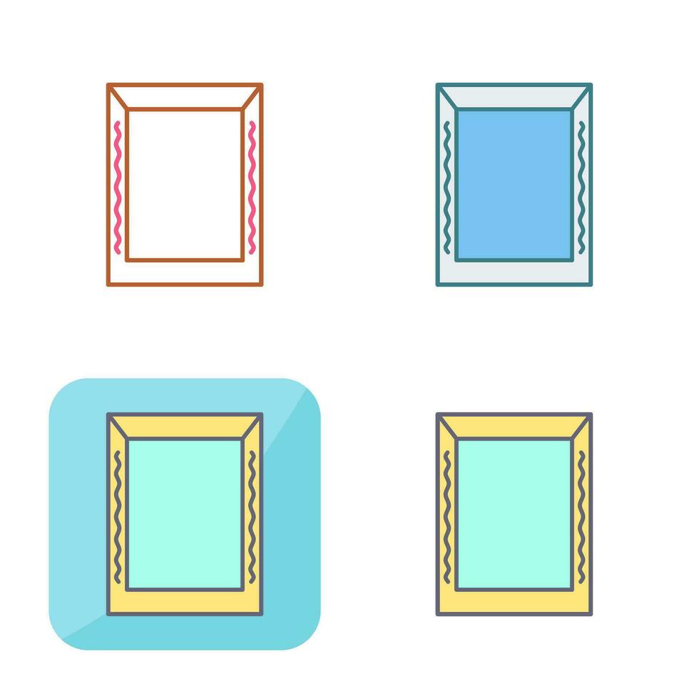 Unique Frame Vector Icon