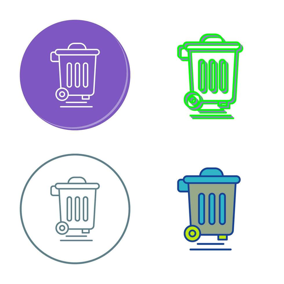 Dustbin Vector Icon