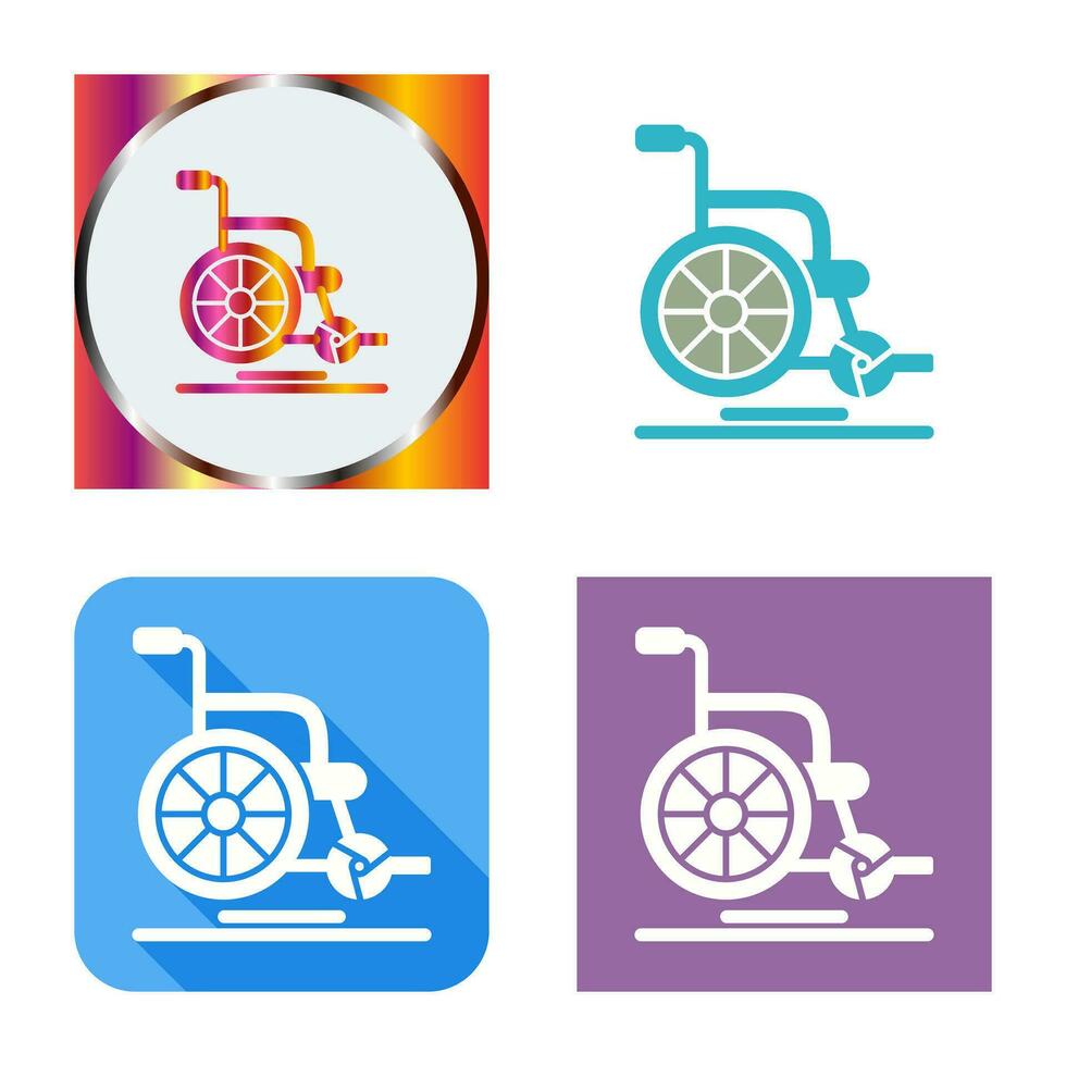 Wheel Chair Vector Icon