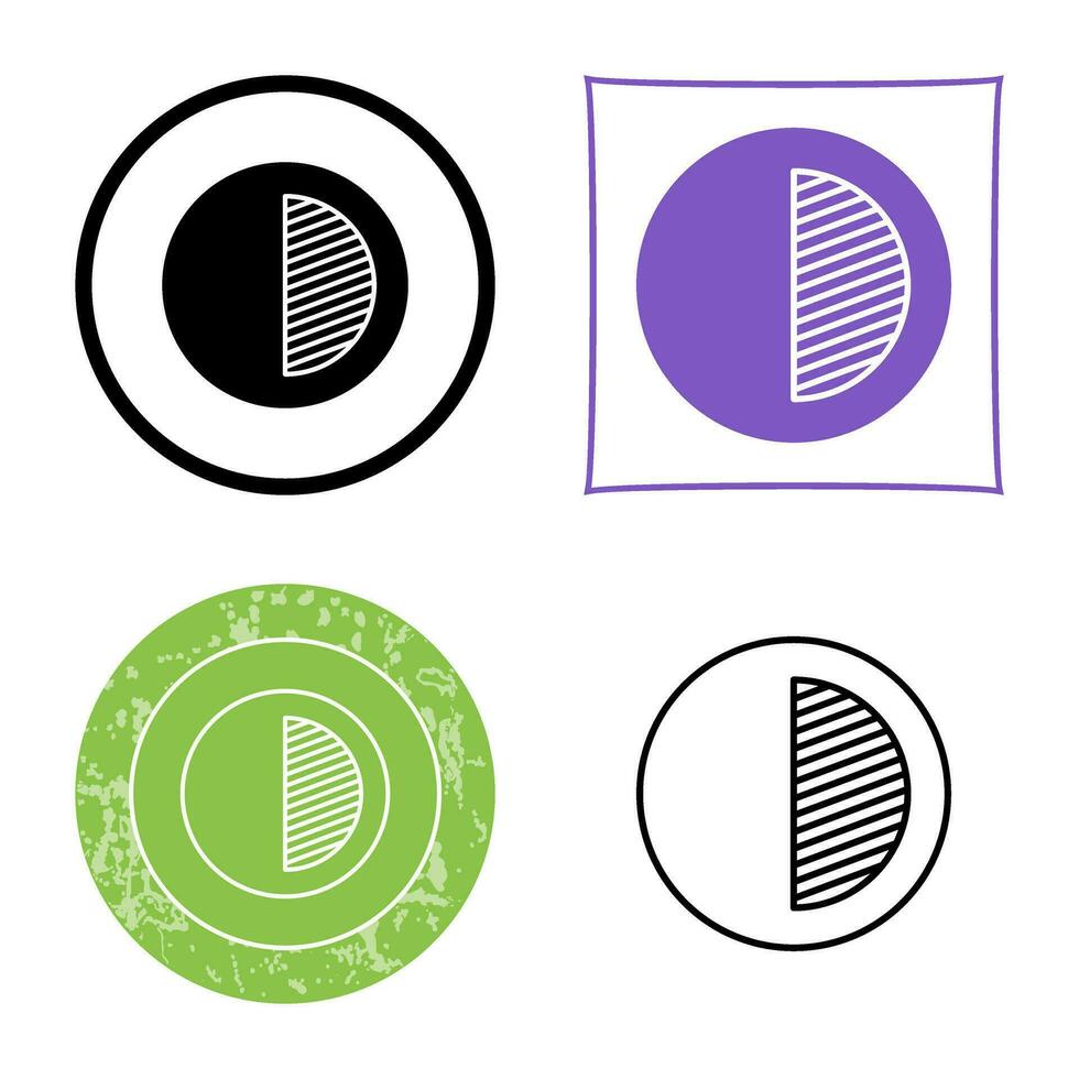 Unique Contrast Vector Icon