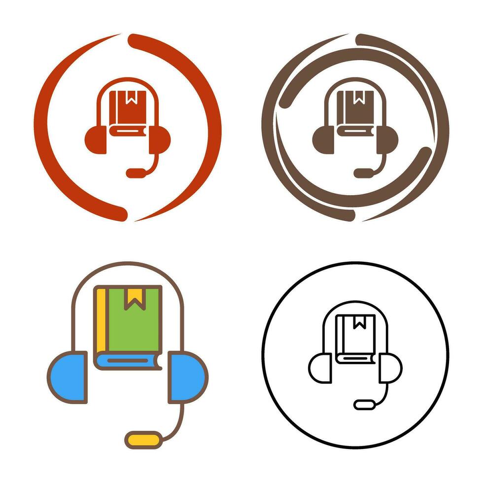 Audio Book Vector Icon