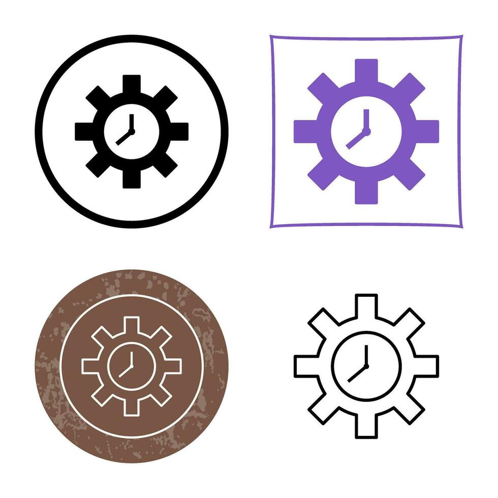 Unique Time Optimization Vector Icon