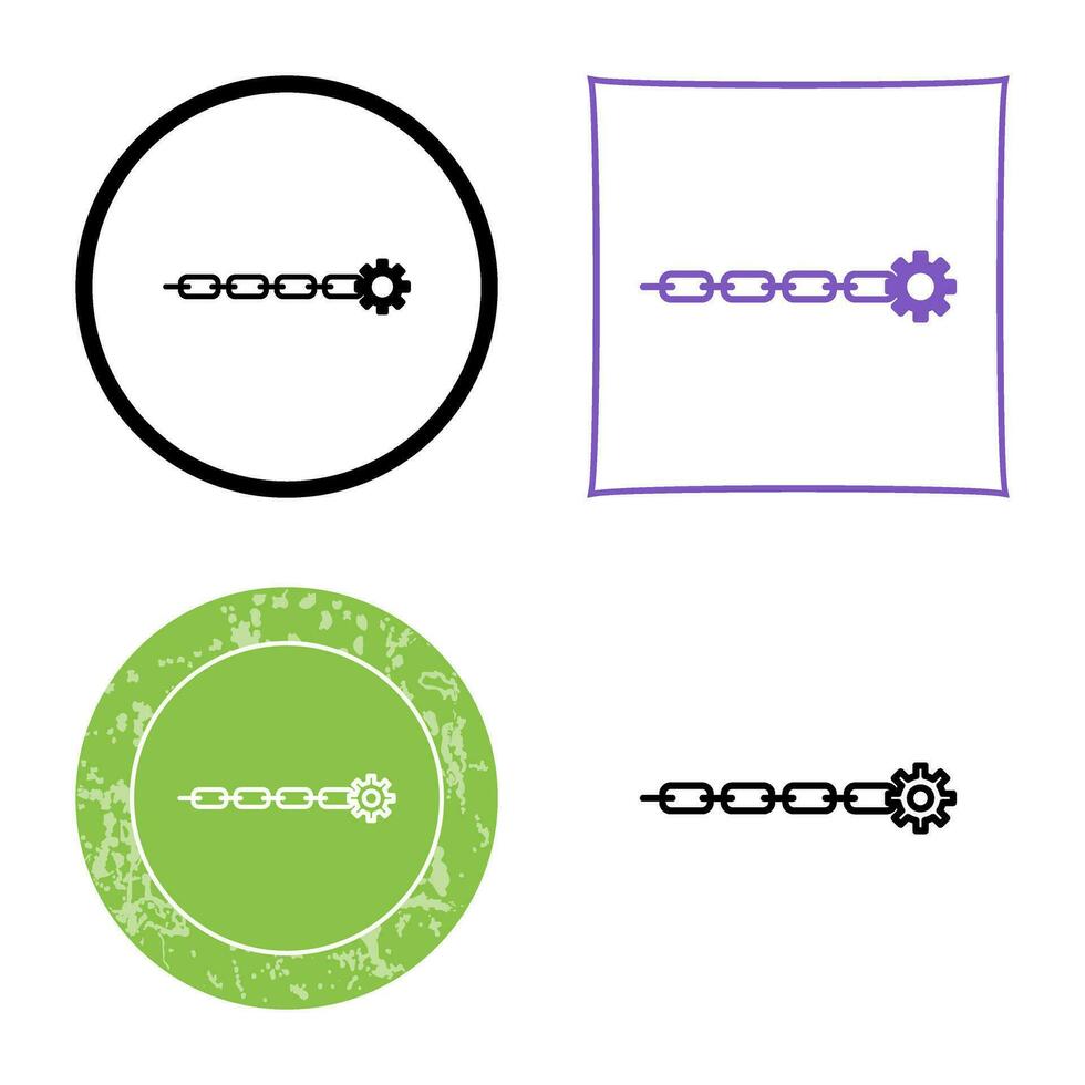 Unique Link Sales Vector Icon