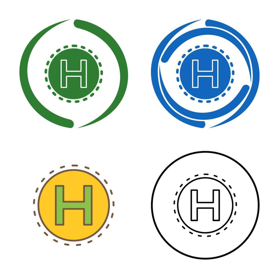 Helipad Vector Icon