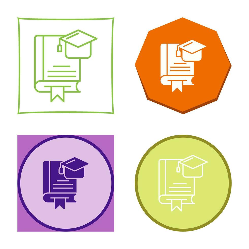 icono de vector de graduación