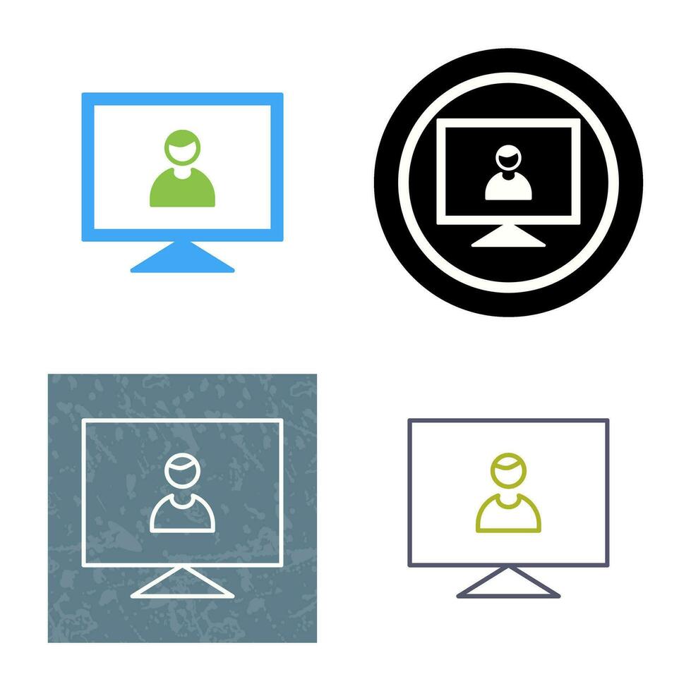 Male Visitor Vector Icon