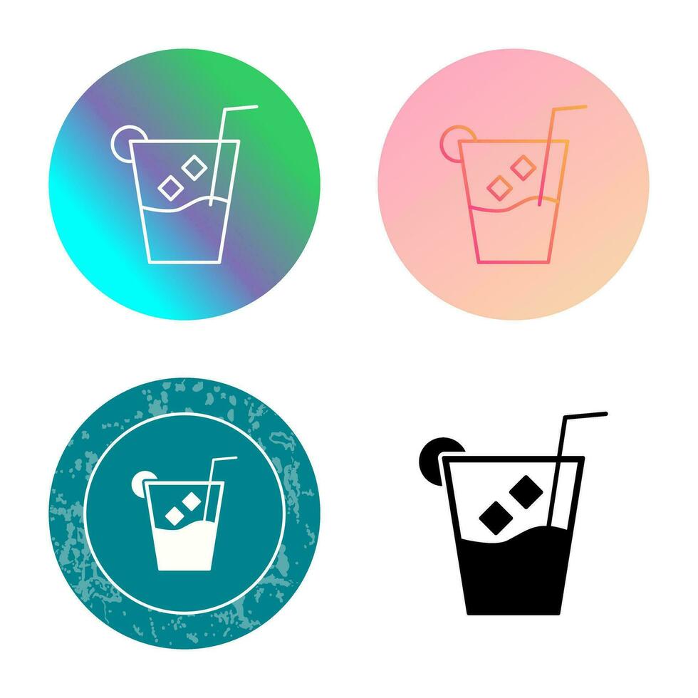 Unique Whiskey Sour Vector Icon