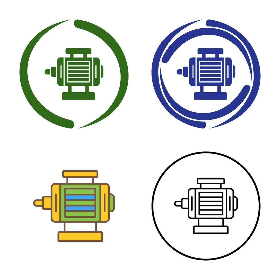 ELectric Motor Vector Icon