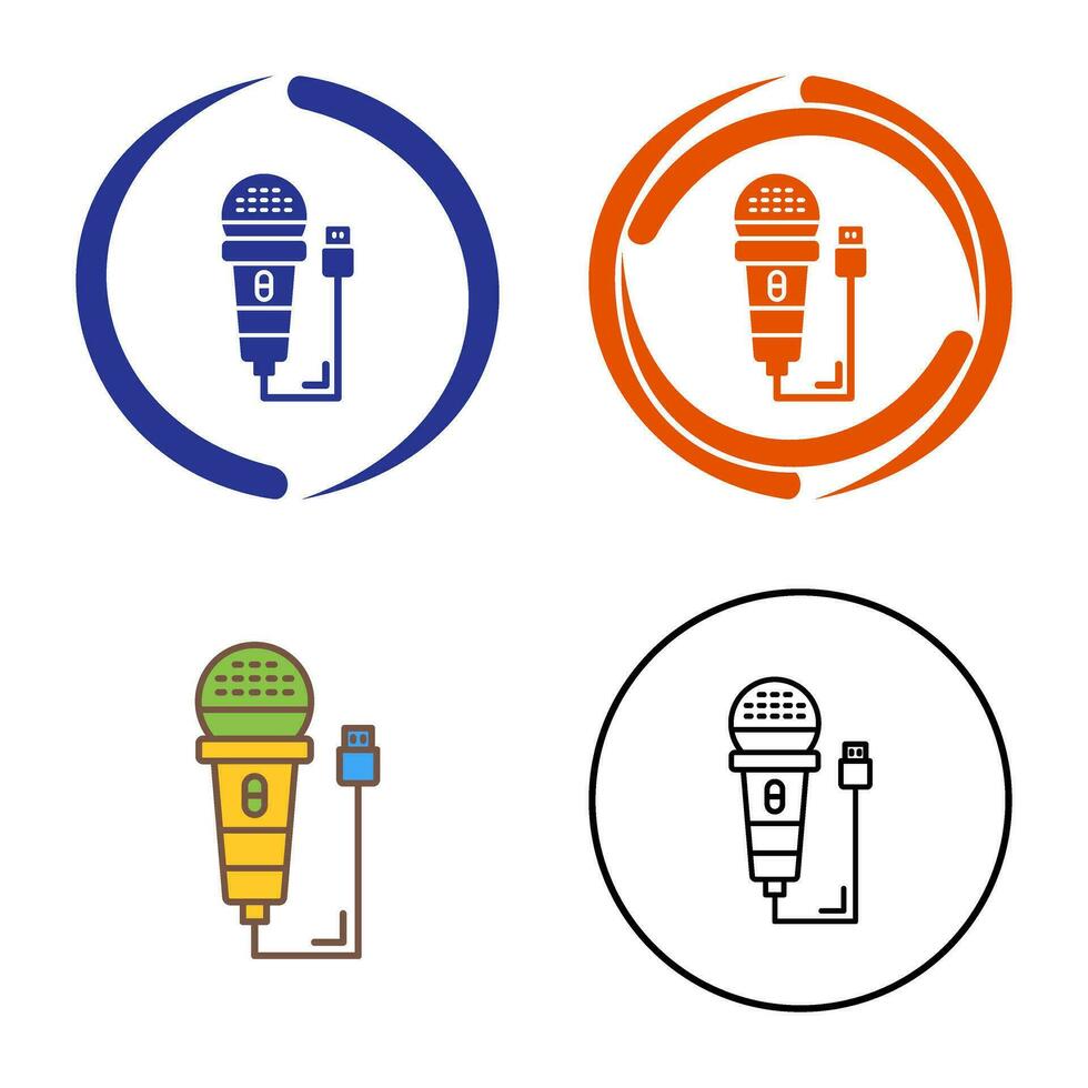 Microphone Vector Icon