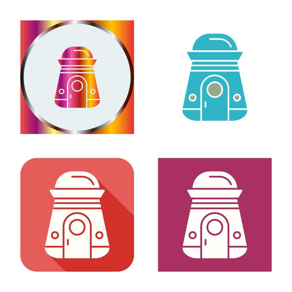 Space Capsule Vector Icon