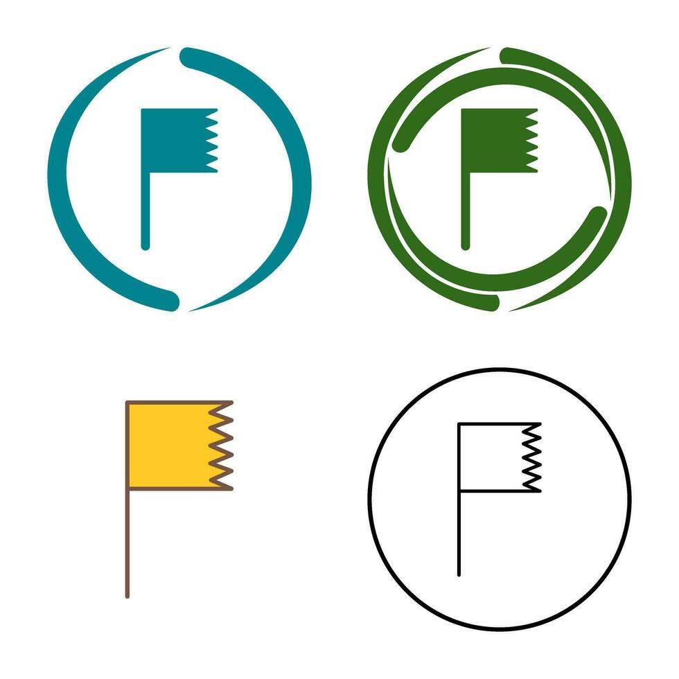 Unique Flag Vector Icon