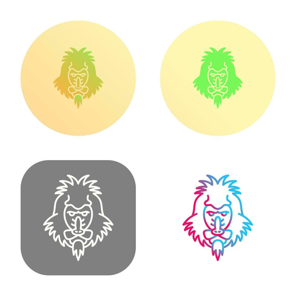 Mandrill Vector Icon