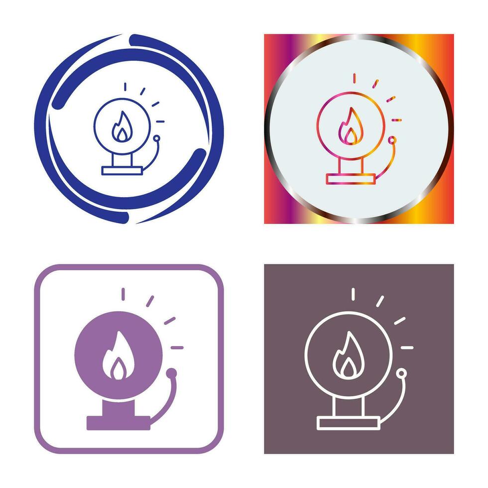 Unique Fire Alert Vector Icon