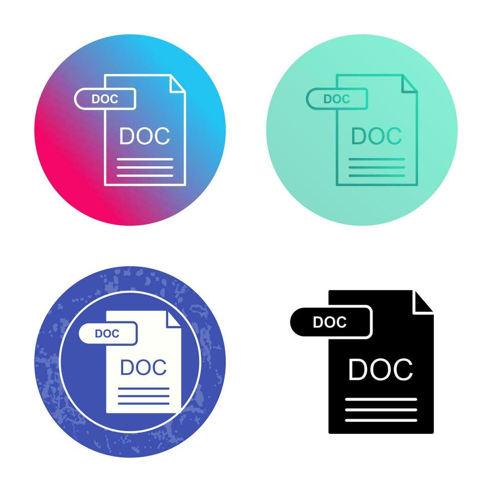 DOC Vector Icon