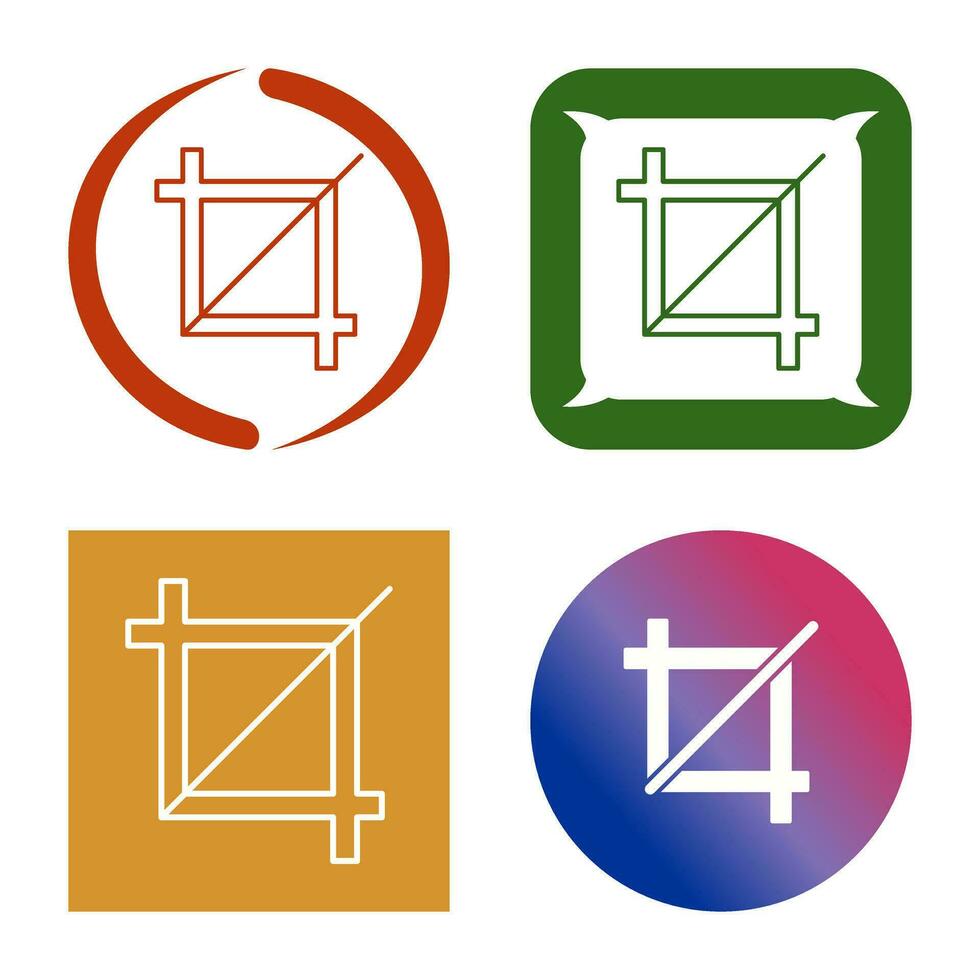 Unique Crop Vector Icon
