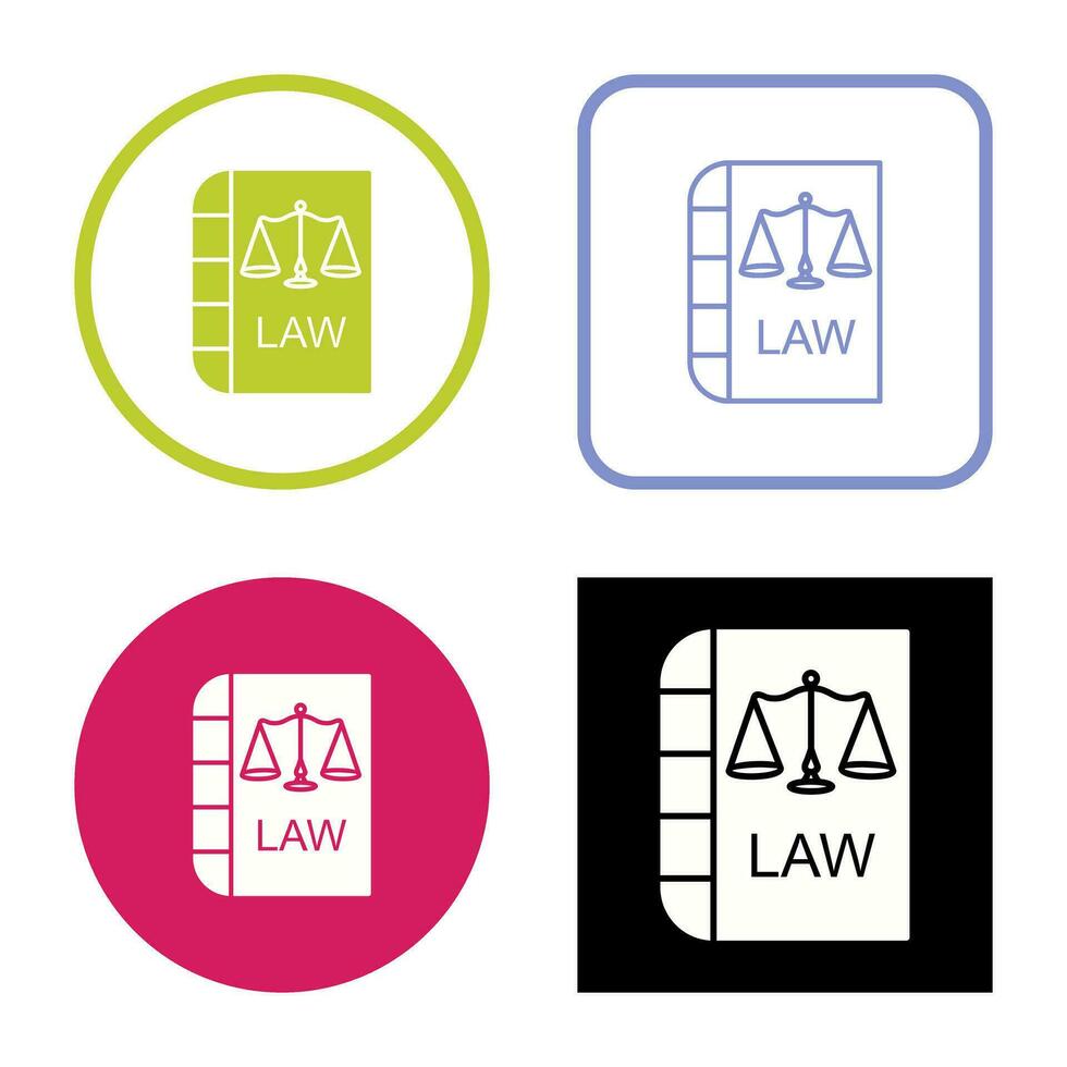 Law and Order Vector Icon