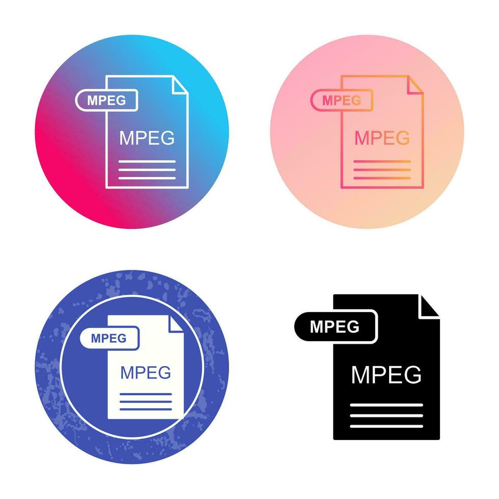 MPEG Vector Icon