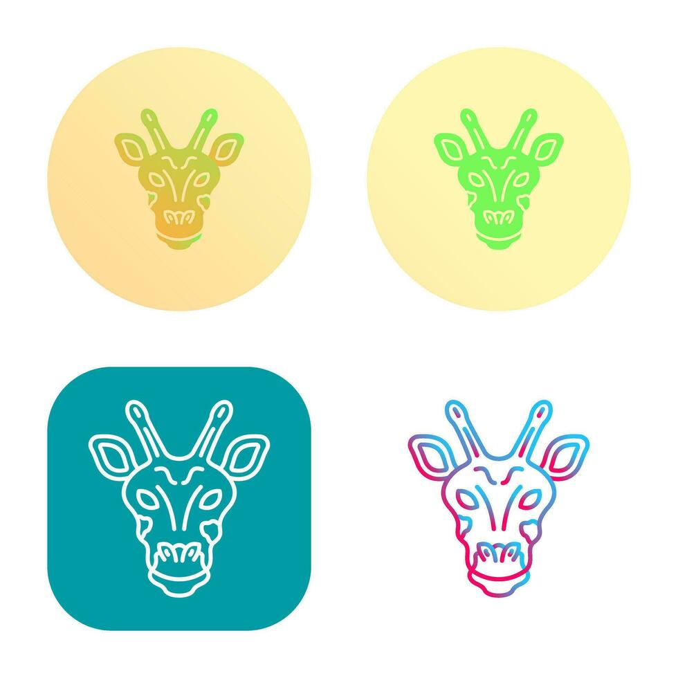 Giraffe Vector Icon