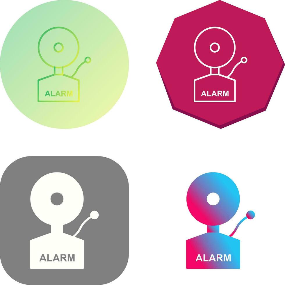 icono de vector de alarmas