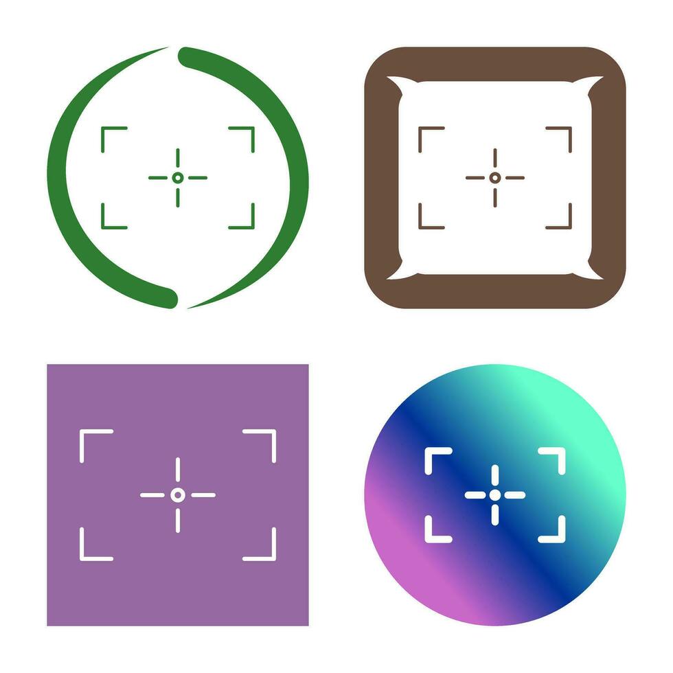 Unique Focus Vector Icon
