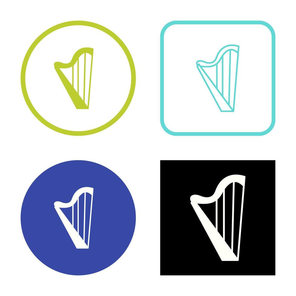 Harp Vector Icon
