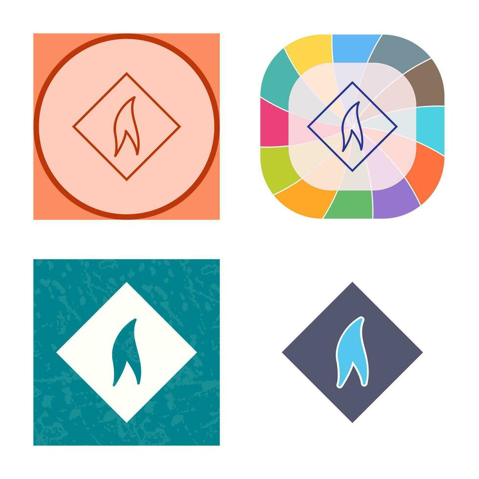 Flammable Material Vector Icon
