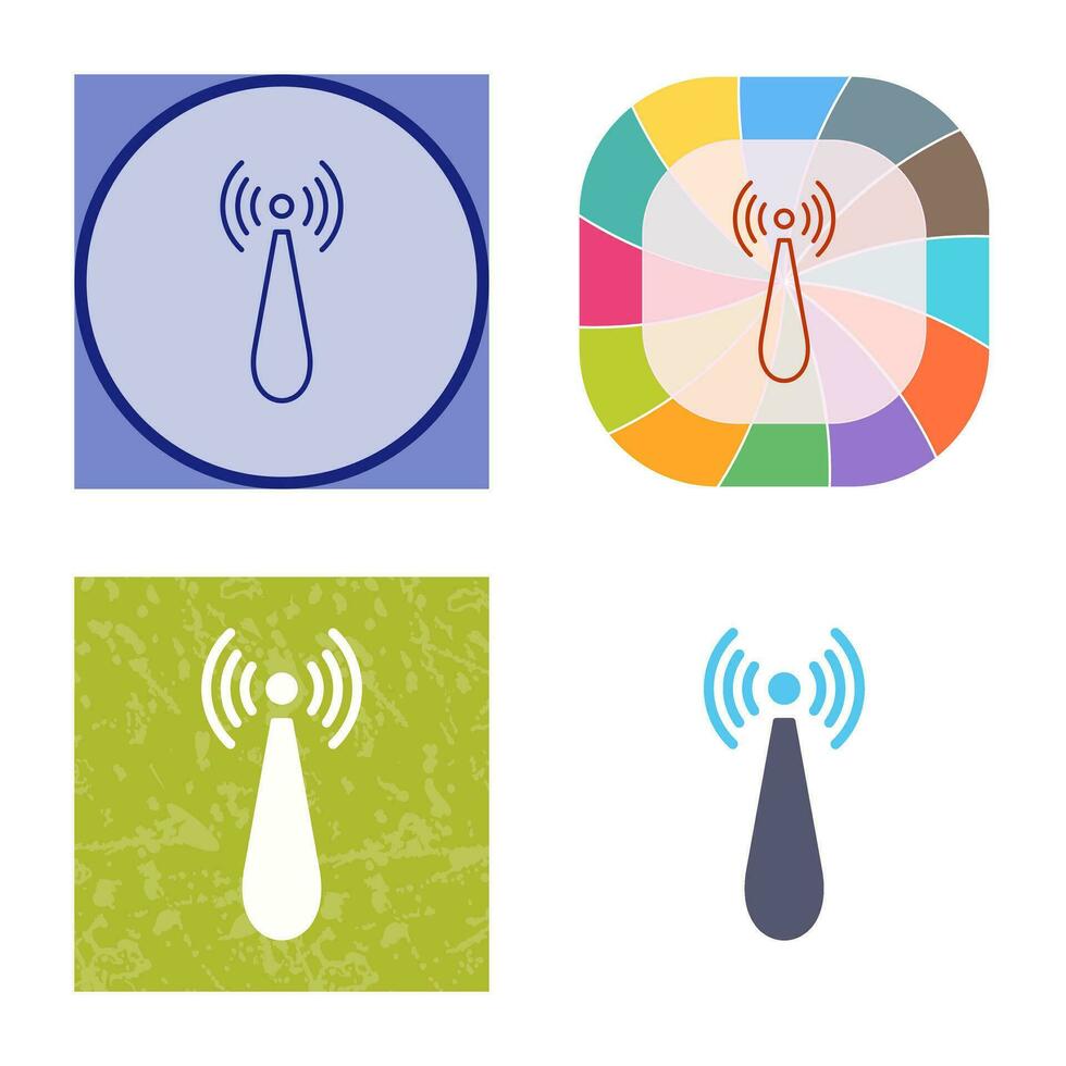 Non Ionizing Radiation Vector Icon