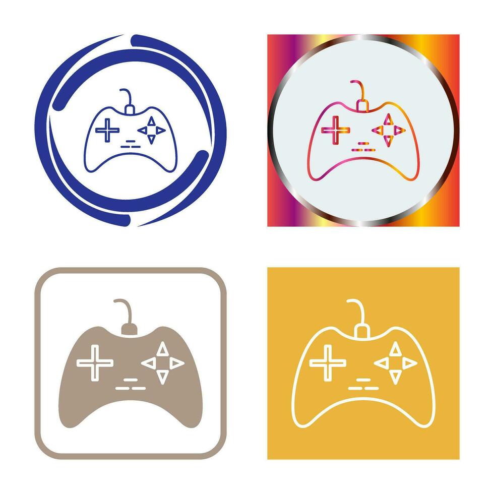 icono de vector de consola de juegos único